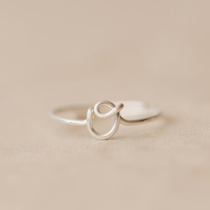 Lowercase Cursive Letter A Ring