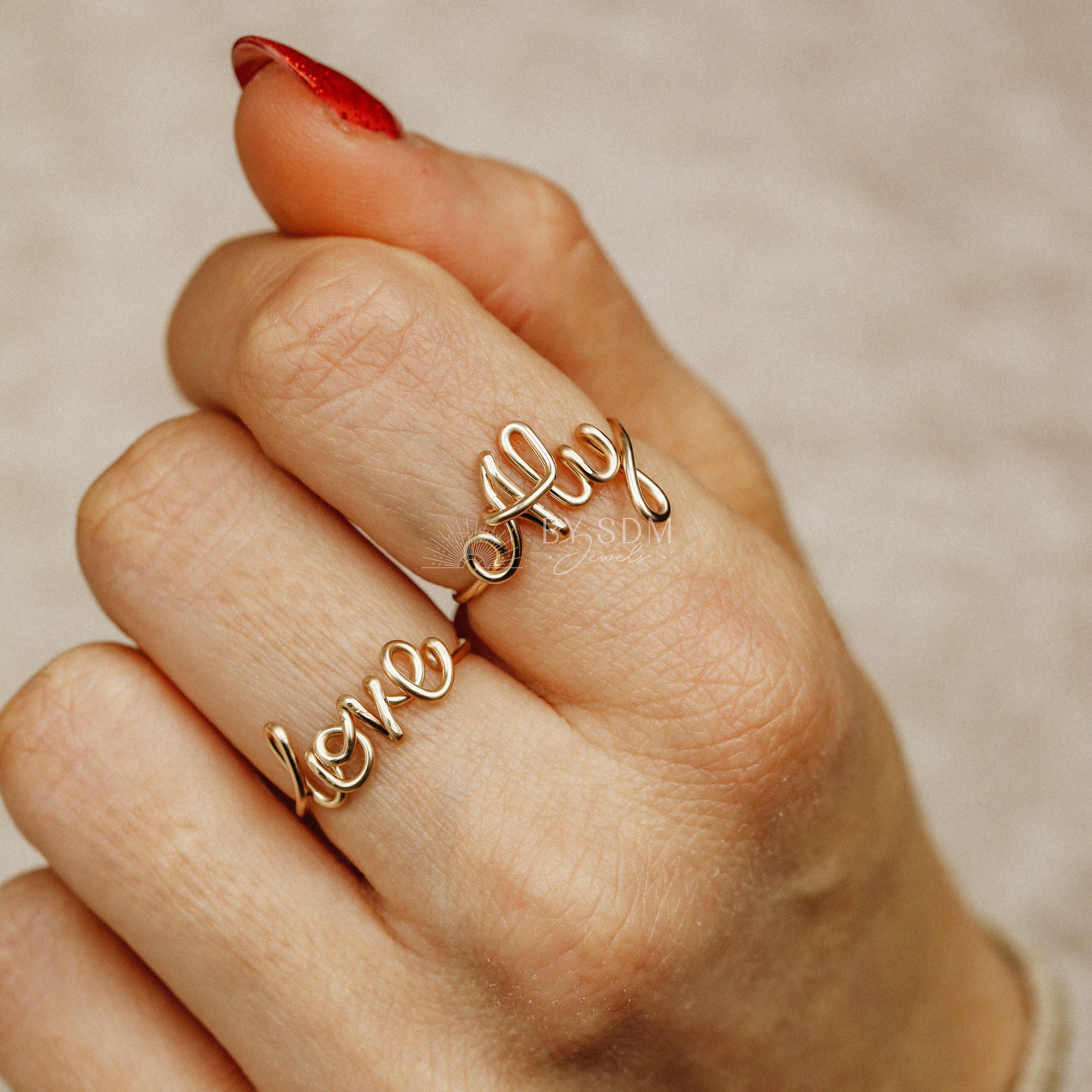 Ring written online name