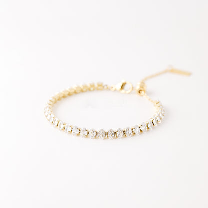 Oval Tennis Bracelet • Gold Tennis Bracelet • Diamond Bracelet • Dainty Bracelet • Gift for Her • CZ Tennis Bracelet • BYSDMJEWELS