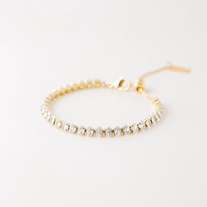 Oval Tennis Bracelet • Gold Tennis Bracelet • Diamond Bracelet • Dainty Bracelet • Gift for Her • CZ Tennis Bracelet • BYSDMJEWELS