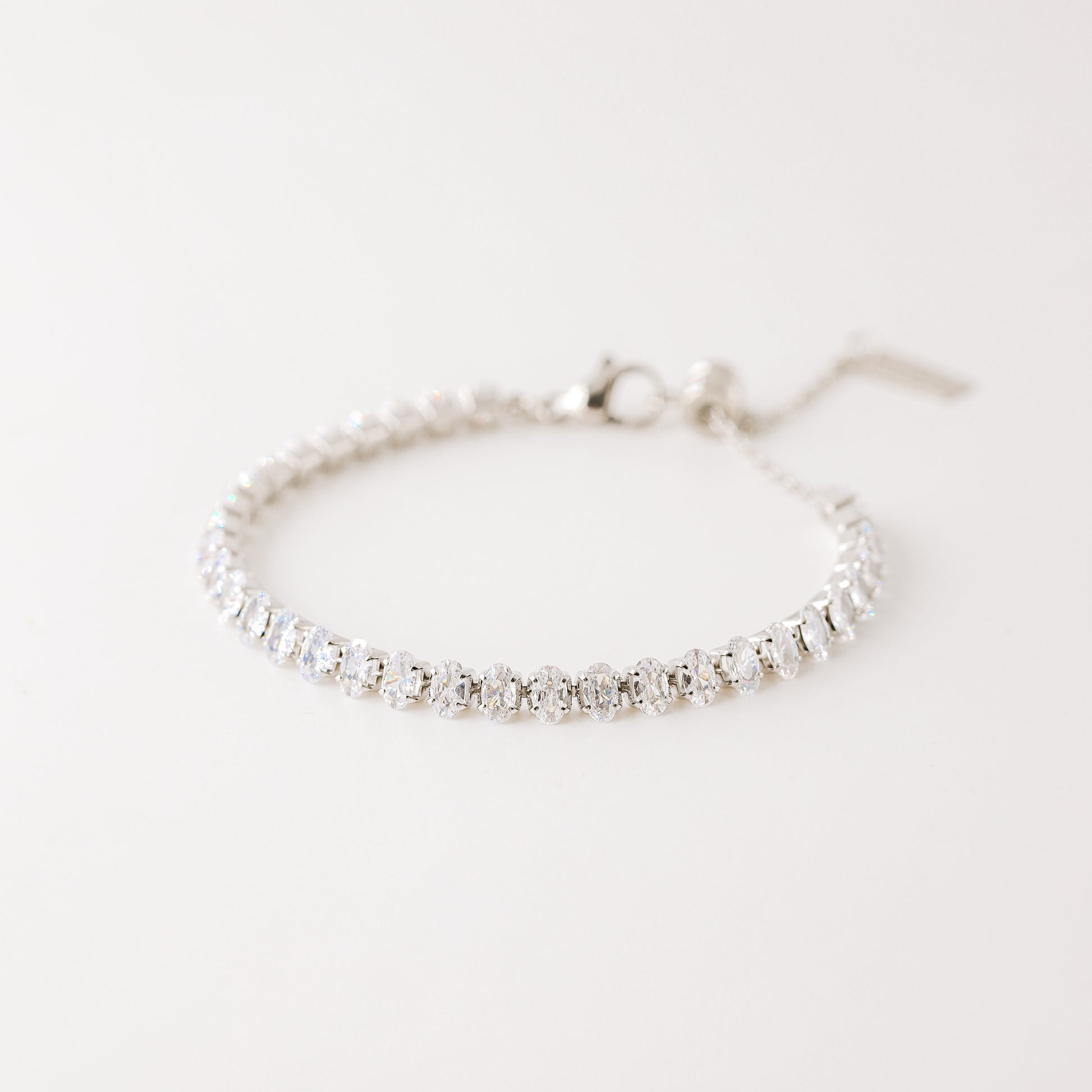 Oval Tennis Bracelet • Gold Tennis Bracelet • Diamond Bracelet • Dainty Bracelet • Gift for Her • CZ Tennis Bracelet • BYSDMJEWELS