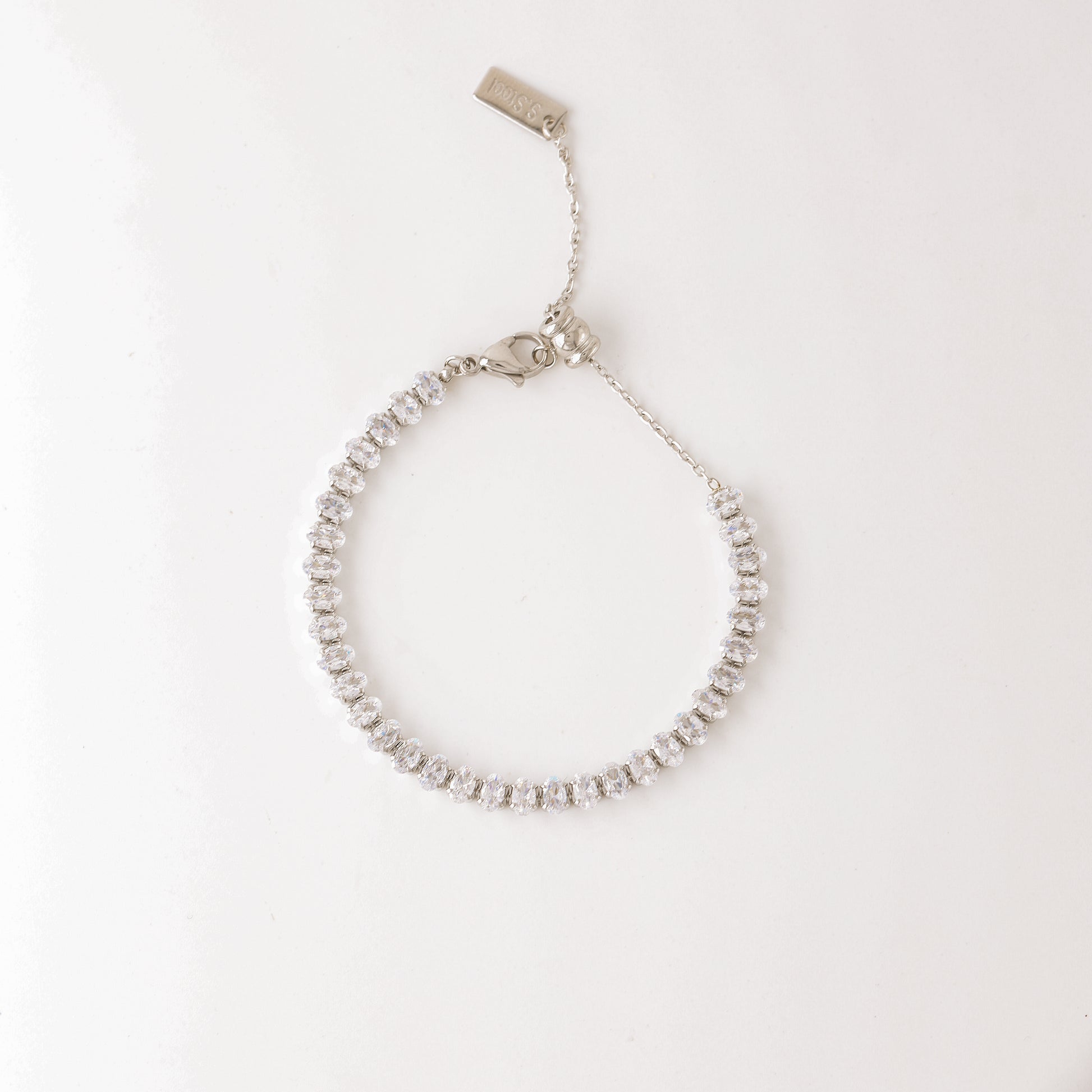 Oval Tennis Bracelet • Gold Tennis Bracelet • Diamond Bracelet • Dainty Bracelet • Gift for Her • CZ Tennis Bracelet • BYSDMJEWELS