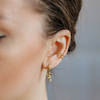 Simple Beaded Ear Cuff