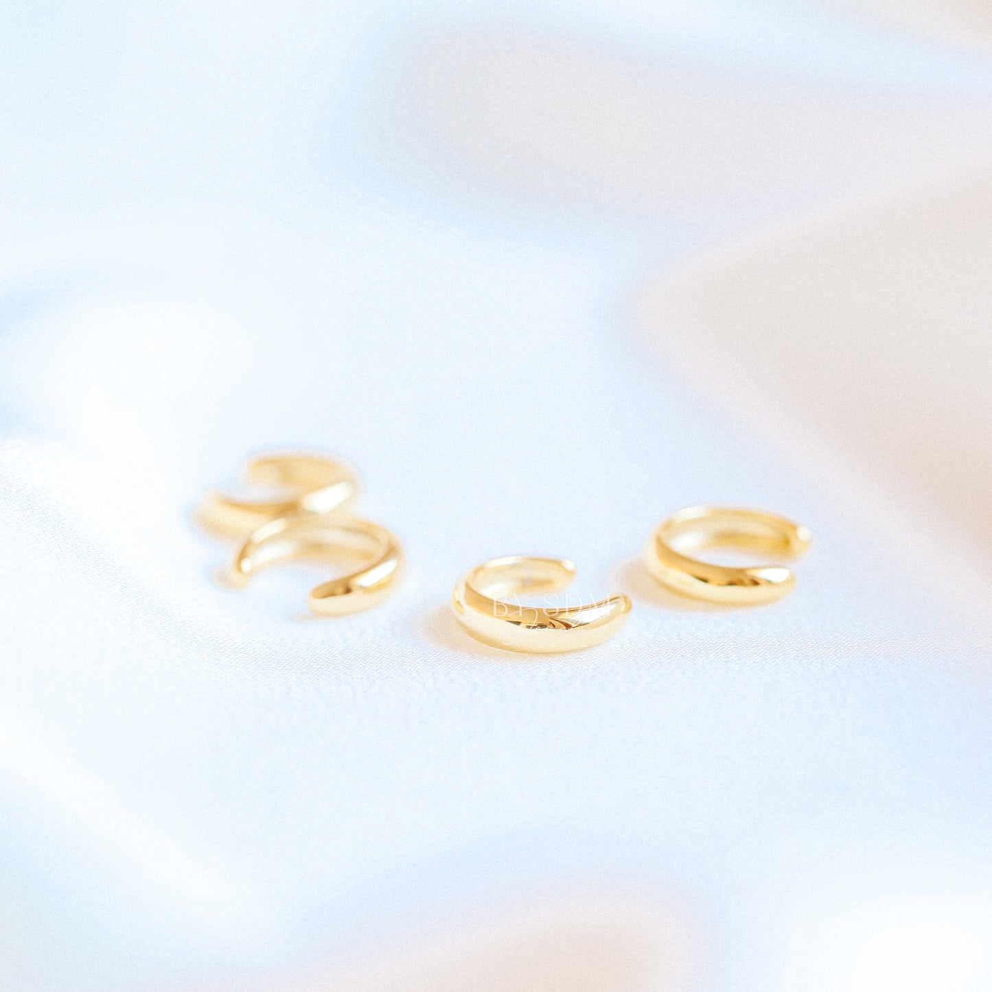 Gold Chunky Band Ear Cuff
