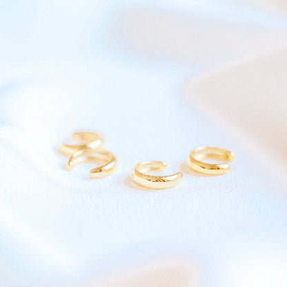 Gold Chunky Band Ear Cuff