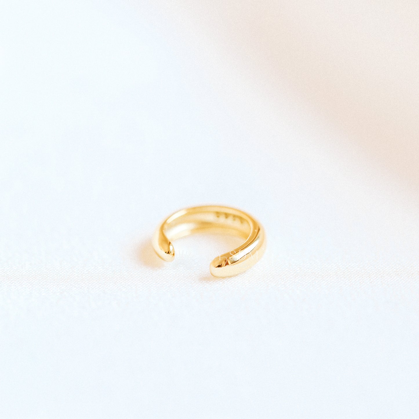 Gold Chunky Band Ear Cuff