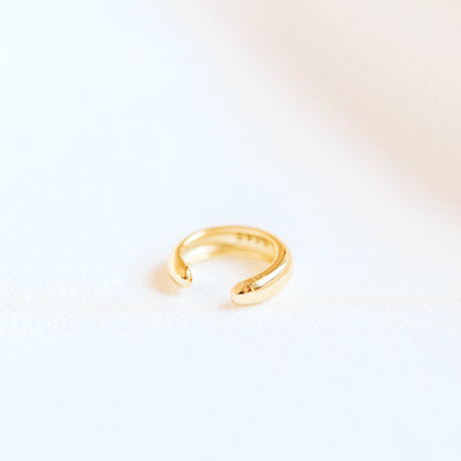 Gold Chunky Band Ear Cuff