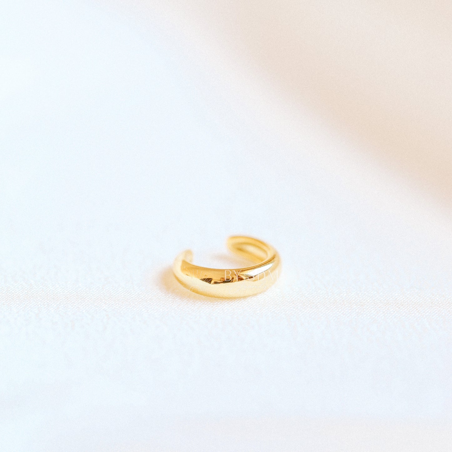 Gold Chunky Band Ear Cuff
