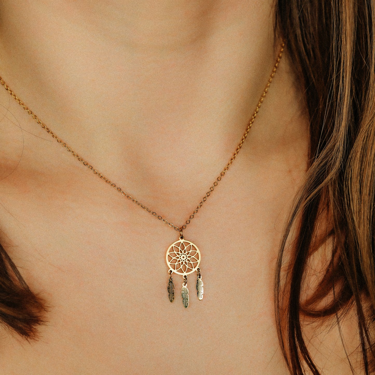 Dreamcatcher necklace