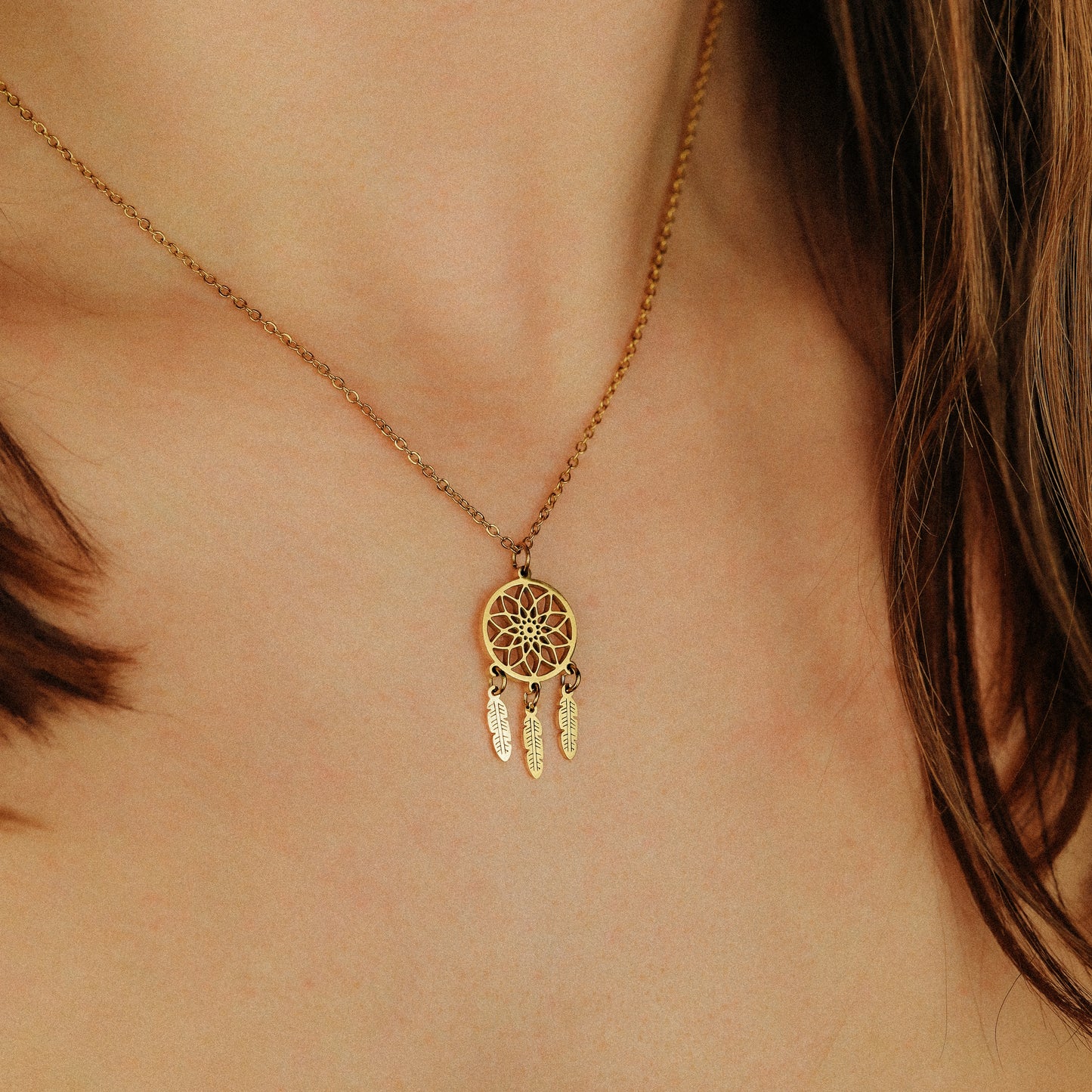 Dreamcatcher necklace