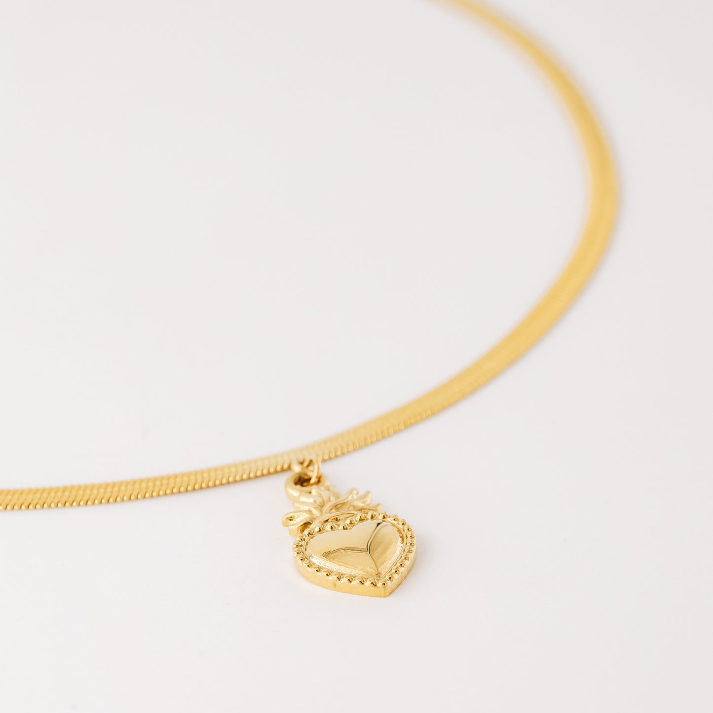 Sacred Heart Pendant Necklace