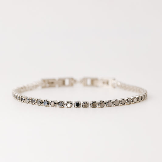 3mm Black Tennis Bracelet • Cubic Zirconia Tennis Bracelet • Dainty Bracelet • Diamond Bracelet • Minimalist Bracelet • BYSDMJEWELS