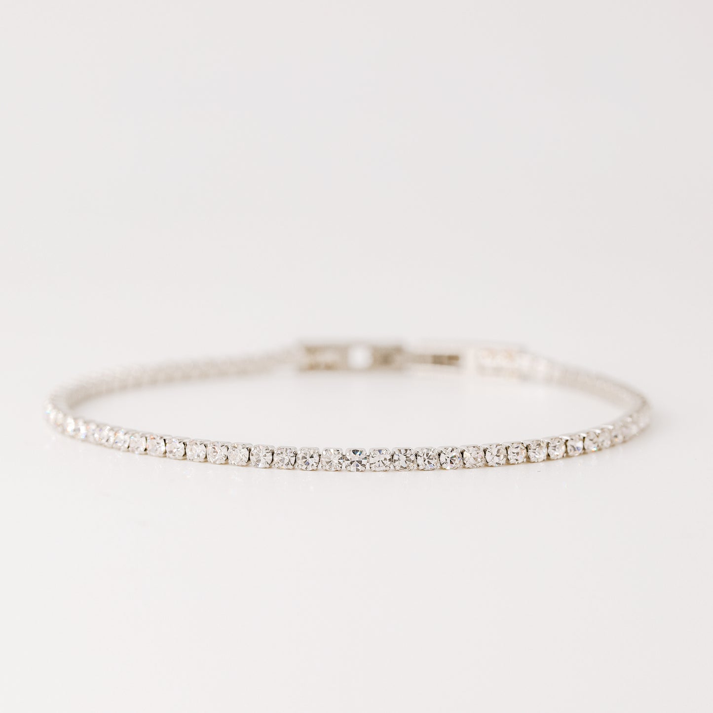 2mm Tennis Bracelet • Cubic Zirconia Tennis Bracelet • Dainty Bracelet • Diamond Bracelet • Stainless Steel • Gift for Her • BYSDMJEWELS