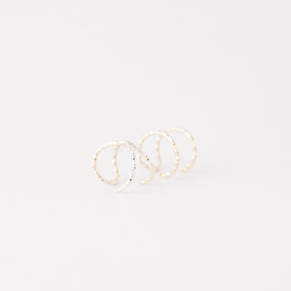 Double X Earcuff Set or Single Ear Cuff • Sterling Silver Criss Cross Cuff • Fake Helix Piercing • Dainty Ear Wrap • BYSDMJEWELS