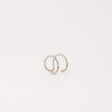 Load image into Gallery viewer, Criss Cross • Ear Cuff • Double Wire Ear Cuff • Helix Ear Cuff • Ear Cuffs • Helix earring • Minimalist Ear Cuff • BYSDMJEWELS
