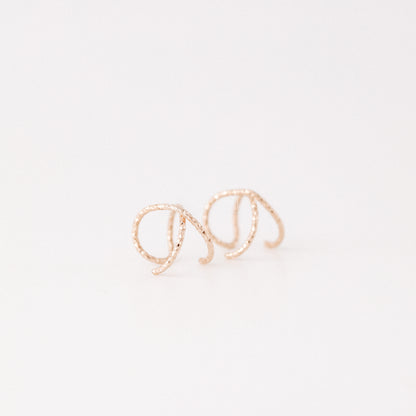 Set of 2 or Single Ear Cuff • Double Line & Criss Cross Ear Cuff • No Piercing Cartilage Ear Cuff • Textured Ear Cuff • Diamond Cut Ear Cuff