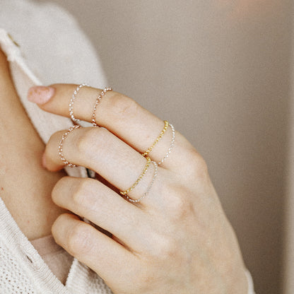 Lightweight chain ring for everyday minimalist style