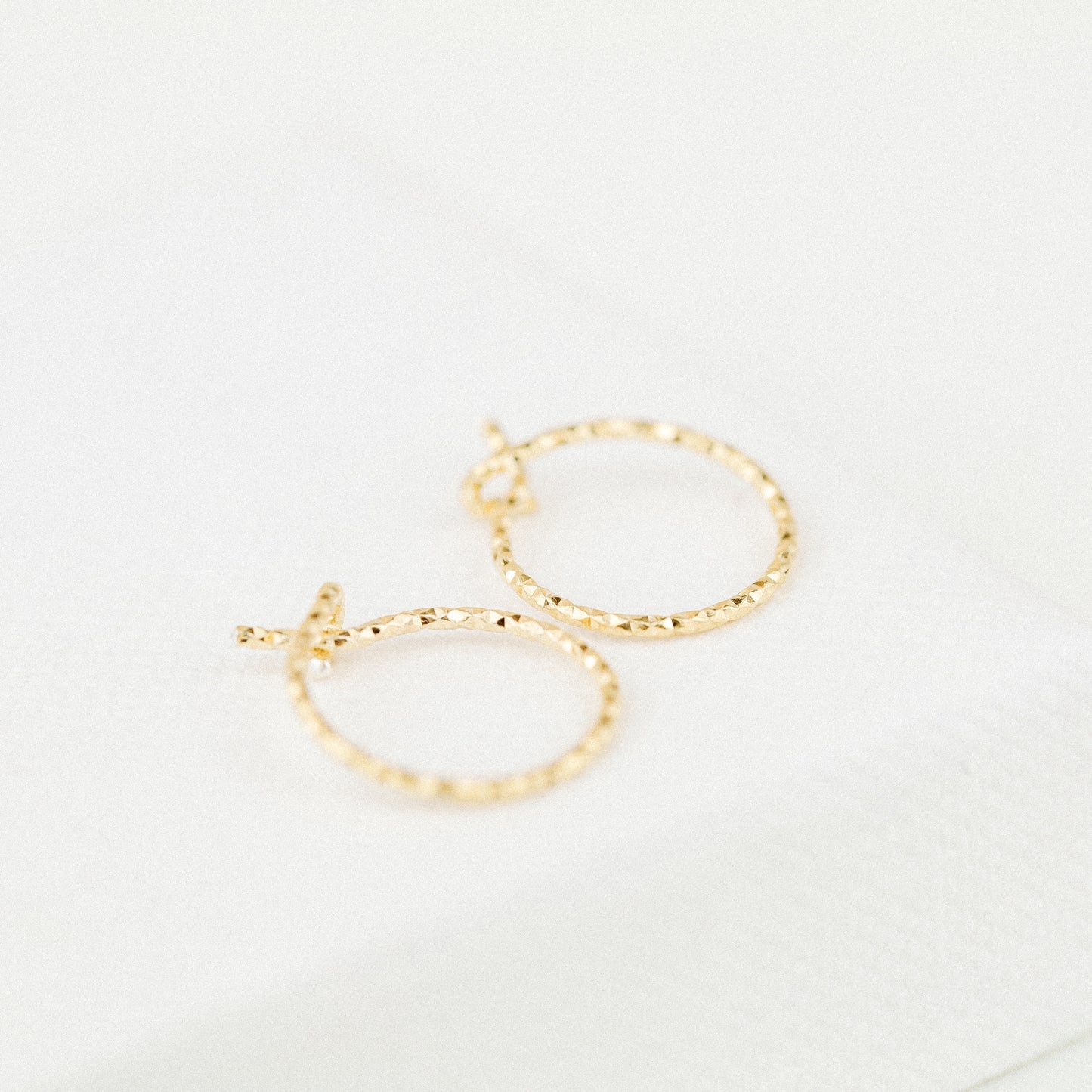 Orecchini a cerchio minimalisti • Orecchini a lobo e elica con chiusura a semplice anello