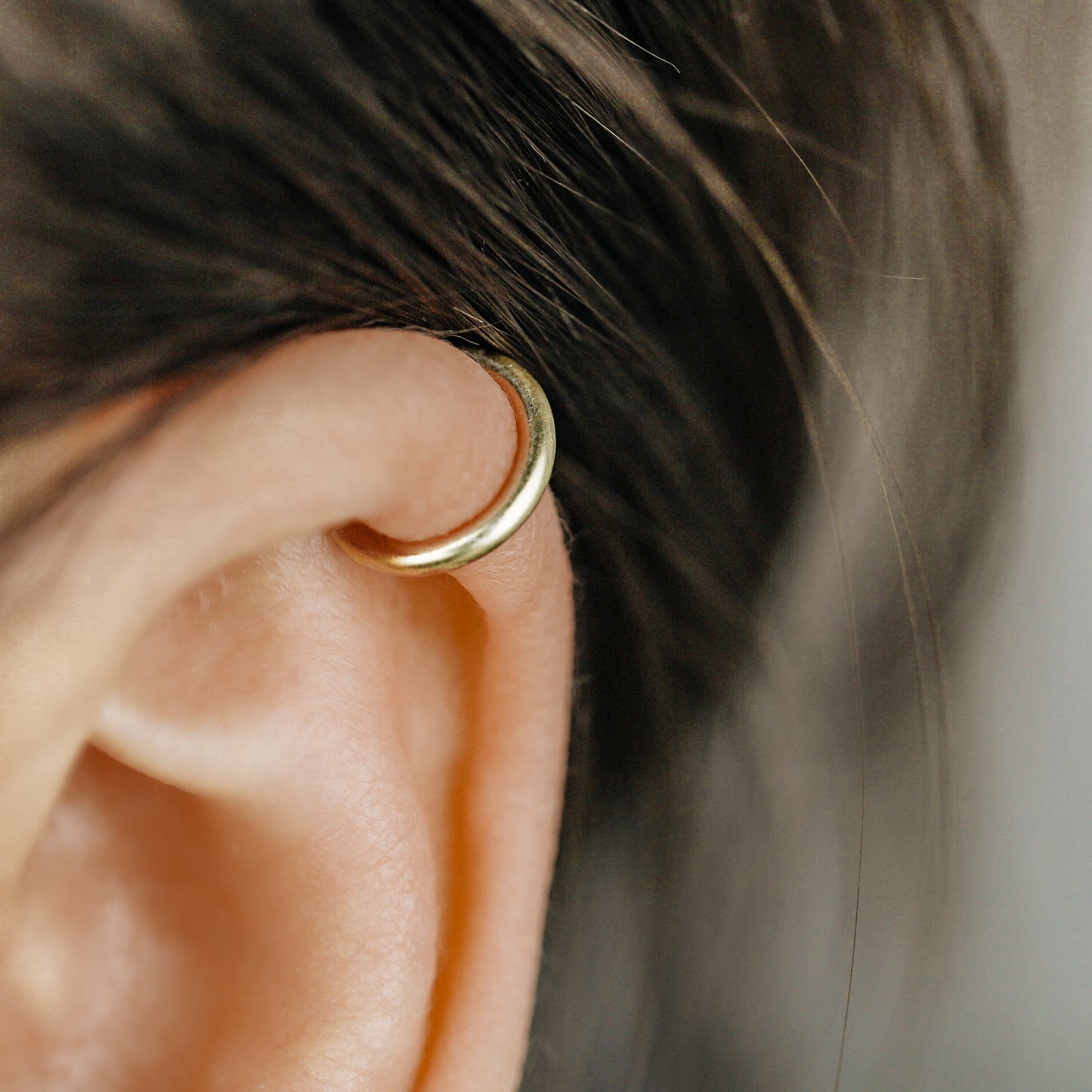 Minimalist Ear Cuff for Ear Lobes, Conch, and Helix