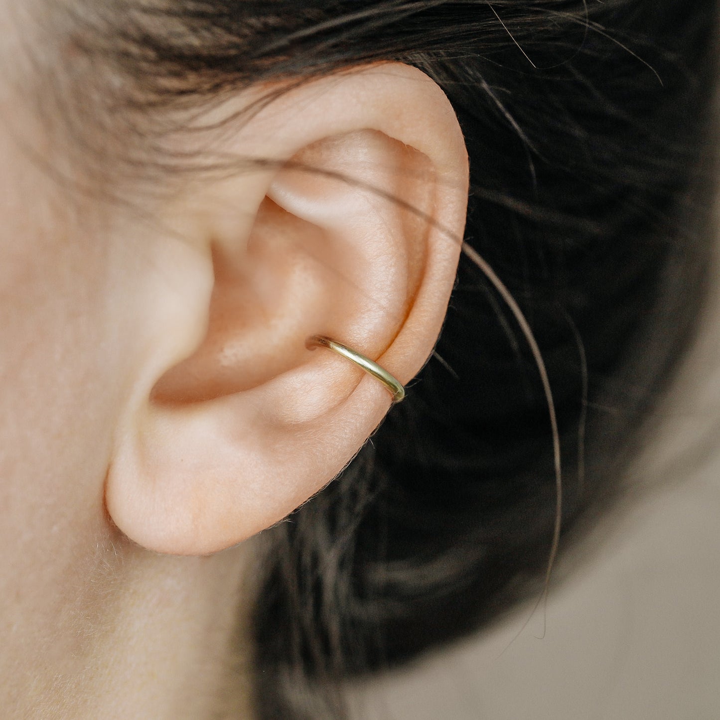 Minimalist Ear Cuff for Ear Lobes, Conch, and Helix