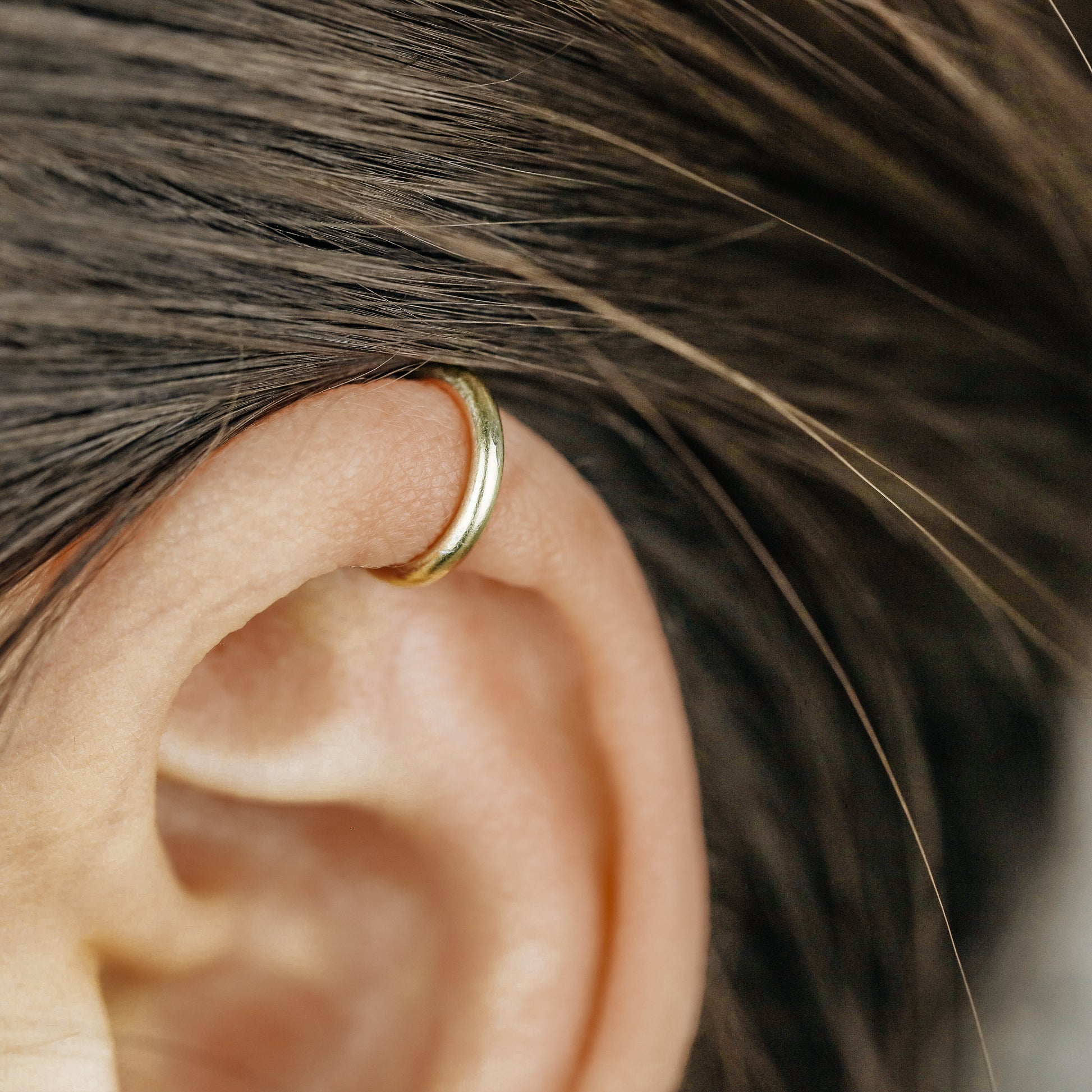 Minimalist Ear Cuff for Ear Lobes, Conch, and Helix