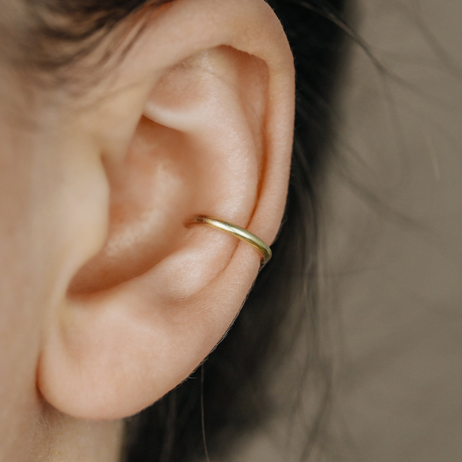 Minimalist Ear Cuff for Ear Lobes, Conch, and Helix