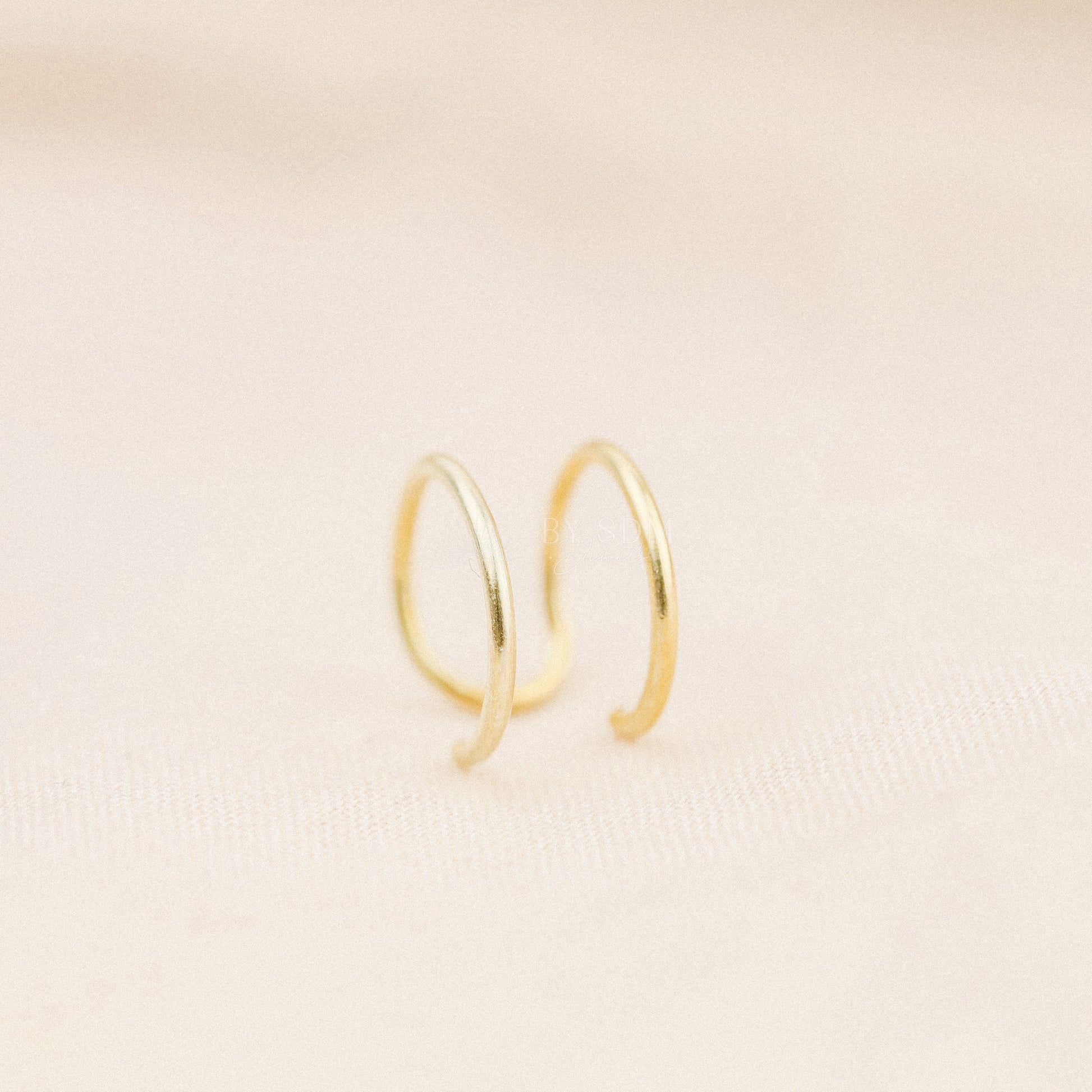 Double Wire Ear Cuff • Dainty Jewelry • Sterling Silver or Gold Filled • Modern • Minimal • Gifts for Her • Cartilage Earring • BYSDMJEWELS