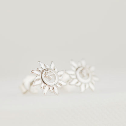 Silver Sun Earrings Tiny Gold Stud Earrings Dainty Stud Earrings Minimalist Earrings Delicate Mini Sunshine Stud Earrings Sun Jewelry