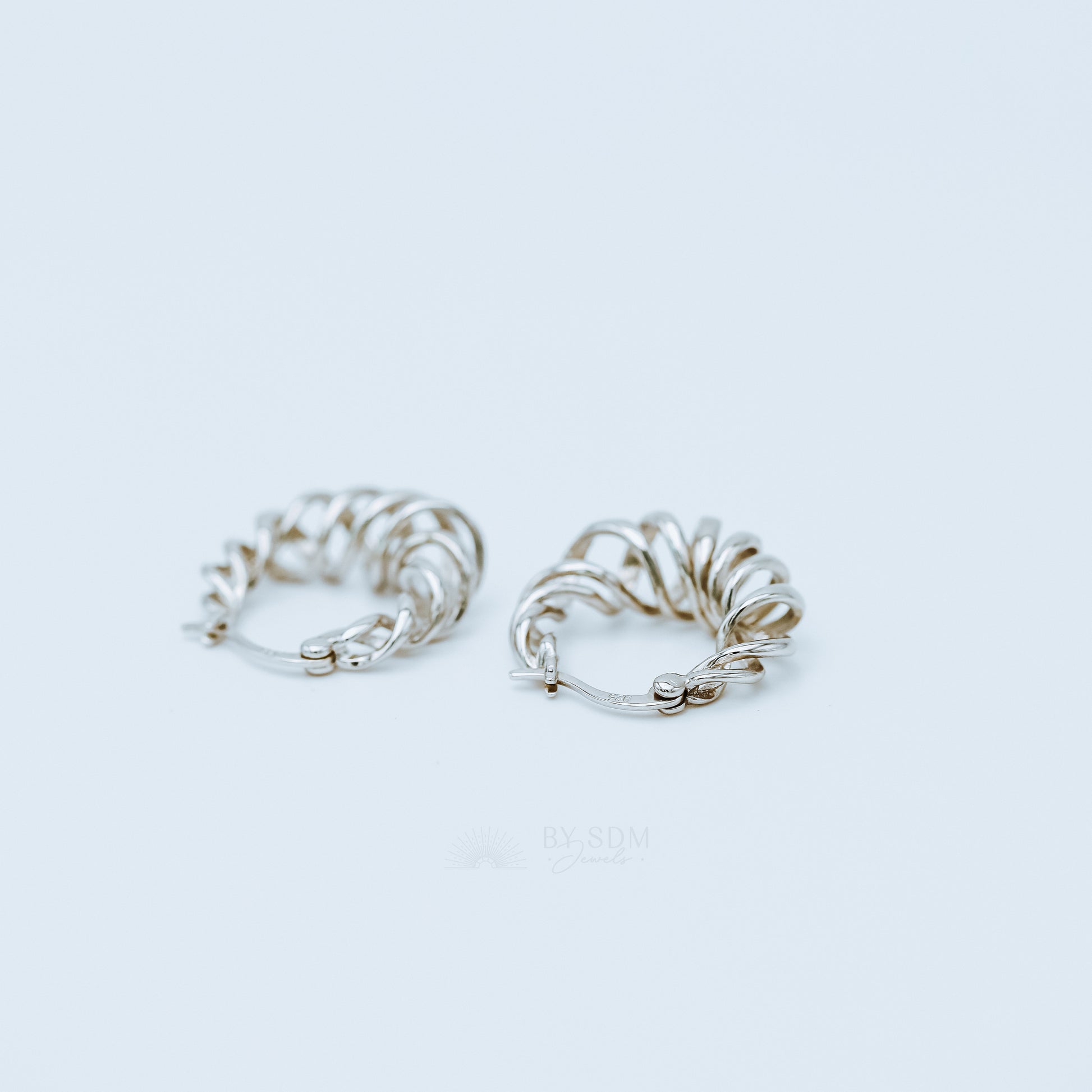 Twisted Hoop Earrings, Gold, Silver • Minimalist Earrings • Huggie Earrings • Birthday Gift • Perfect Gift for Her