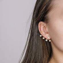 Load image into Gallery viewer, Ear Climbers • Ear Climber • Ear Crawler • Minimalist Earrings • Silver Jewelry • Gold Earrings • Ear Jacket • Ear Cuff
