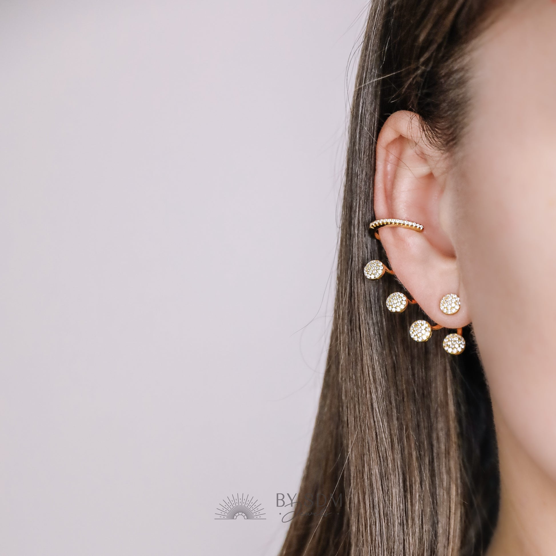 Ear Climbers • Ear Climber • Ear Crawler • Minimalist Earrings • Silver Jewelry • Gold Earrings • Ear Jacket • Ear Cuff