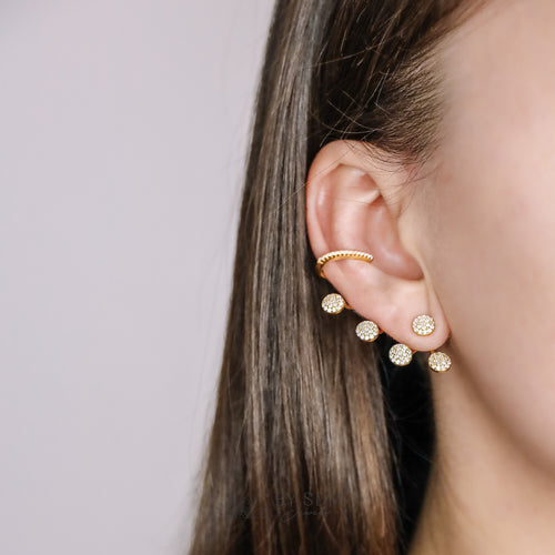 Ear Climbers • Ear Climber • Ear Crawler • Minimalist Earrings • Silver Jewelry • Gold Earrings • Ear Jacket • Ear Cuff
