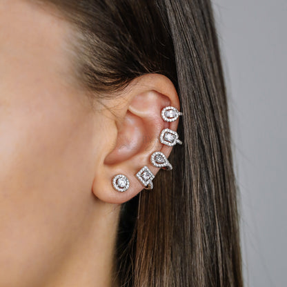 Ear Climbers • Ear Climber • Ear Crawler • Minimalist Earrings • Silver Jewelry • Rose Gold Earrings • Ear Jacket • Ear Cuff
