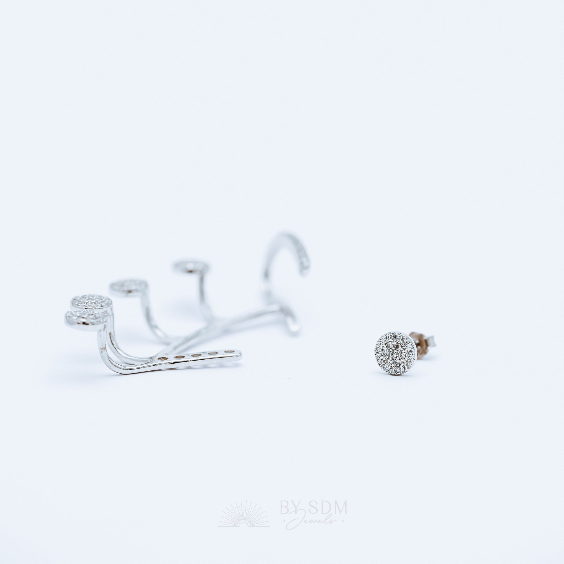 Ear Climbers • Ear Climber • Ear Crawler • Minimalist Earrings • Silver Jewelry • Gold Earrings • Ear Jacket • Ear Cuff
