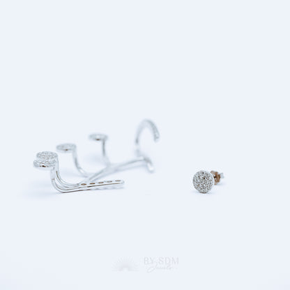 Ear Climbers • Ear Climber • Ear Crawler • Minimalist Earrings • Silver Jewelry • Gold Earrings • Ear Jacket • Ear Cuff