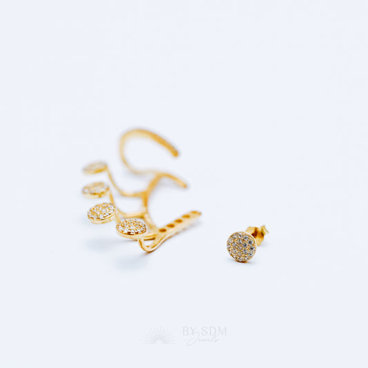 Ear Climbers • Ear Climber • Ear Crawler • Minimalist Earrings • Silver Jewelry • Gold Earrings • Ear Jacket • Ear Cuff