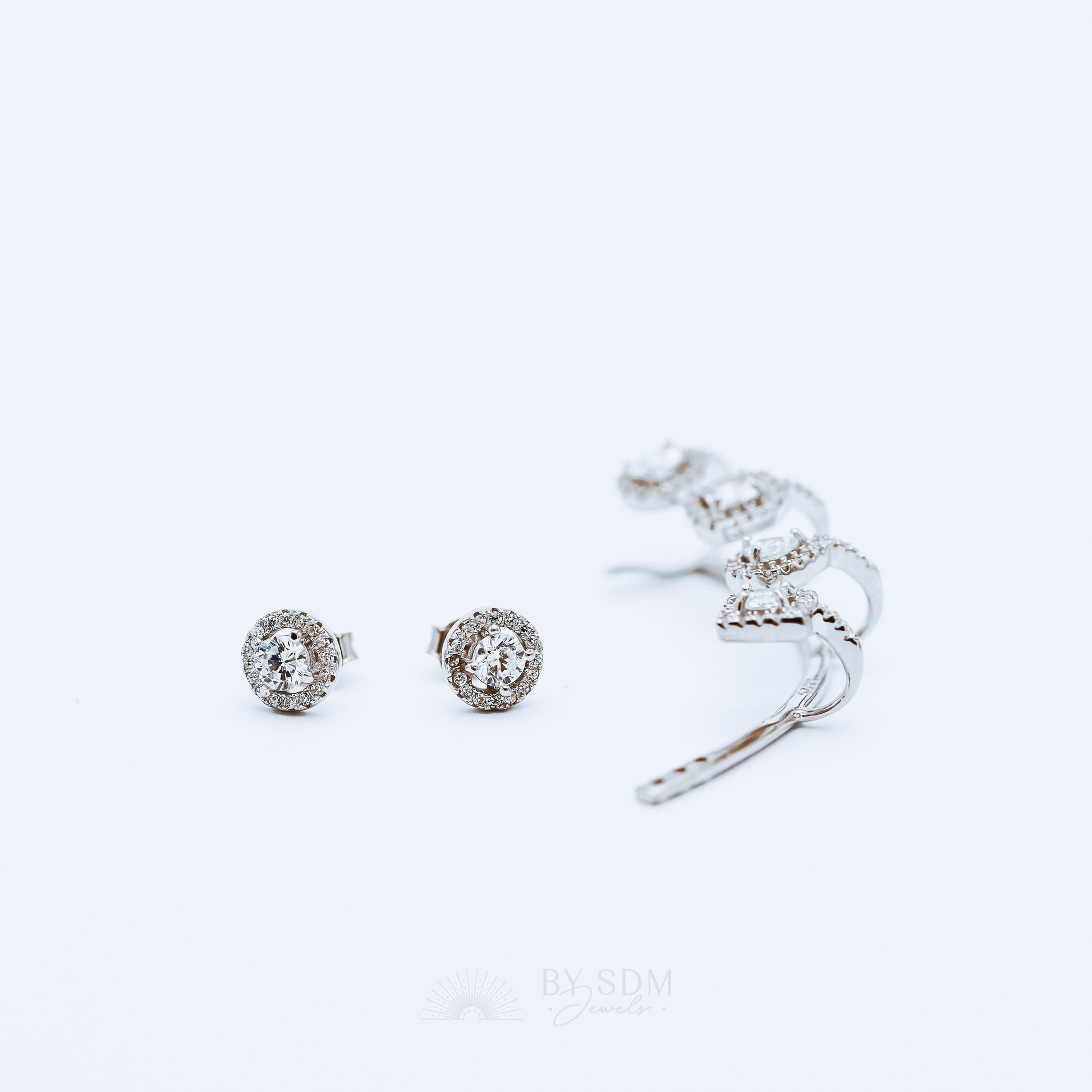 Ear Climbers • Ear Climber • Ear Crawler • Minimalist Earrings • Silver Jewelry • Rose Gold Earrings • Ear Jacket • Ear Cuff