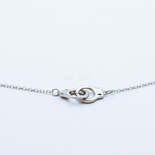 Load image into Gallery viewer, Freedom Handcuff Necklace • Dainty Eternity Necklace • Sterling Silver
