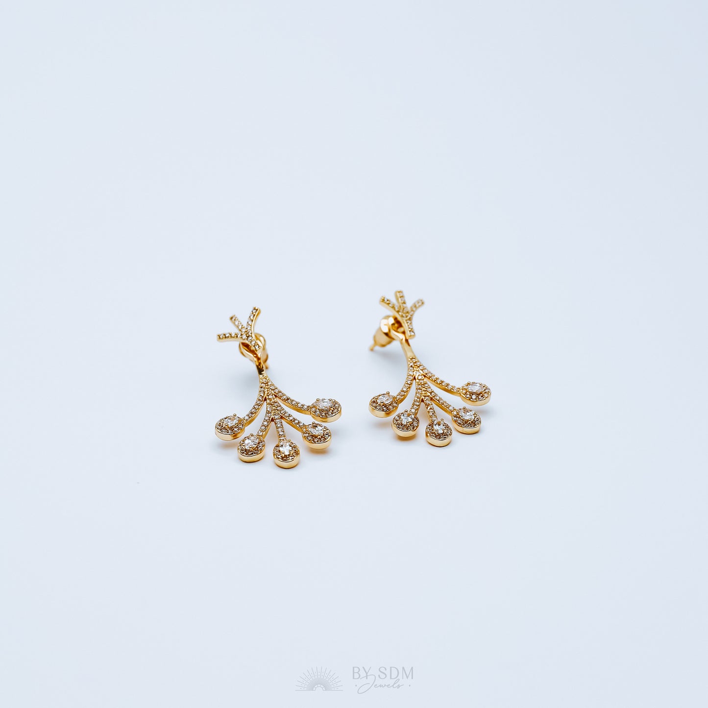 Front Back Earrings • Ear Jacket • Dainty Ear Jacket • Gold Earrings • Ear Jacket Earrings - Minimal Earring • Cz Ear Jacket • Ear Jacket