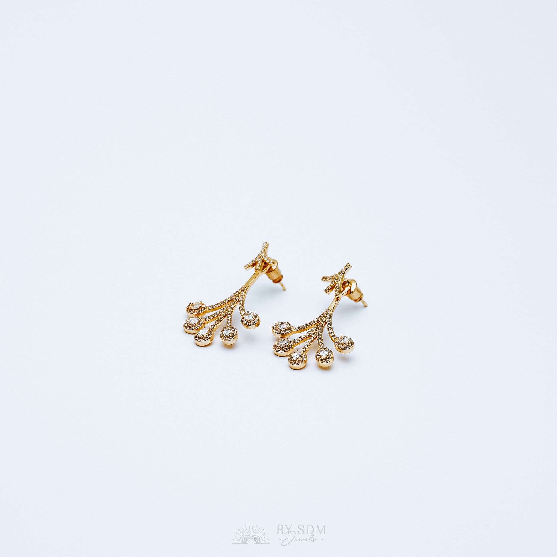 Front Back Earrings • Ear Jacket • Dainty Ear Jacket • Gold Earrings • Ear Jacket Earrings - Minimal Earring • Cz Ear Jacket • Ear Jacket