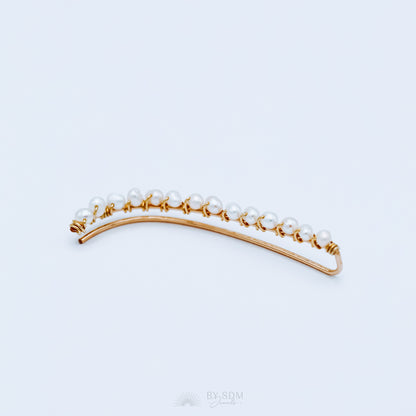 Ear Climber • Ear Crawler • Ear Cuff • Pearl Ear Climber • Gold Filled Ear Climber • Pearl Earrings