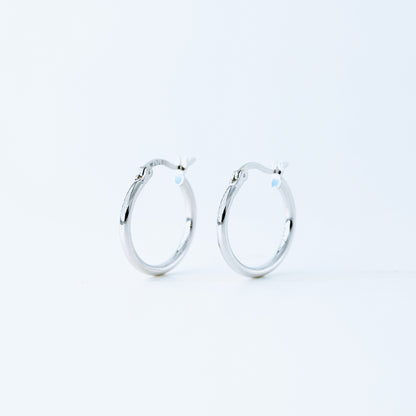 Simple Round Hoop Earrings, Huggies, Gold, Silver BYSDMJEWELS