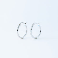 Load image into Gallery viewer, Simple Round Hoop Earrings, Huggies, Gold, Silver BYSDMJEWELS
