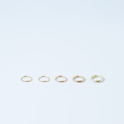 Cartilege Hoop • Helix Hoop • Tragus Hoop • Nose Hoop Ring Piercing • 22, 20ga, 18ga, 16ga, 14ga • 3, 4, 5, 6, 7, 8, 9, 10, 12mm BYSDMJEWELS