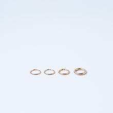 Load image into Gallery viewer, Thin Hoops Rings for Ear • Nose Piercings • No Hinge Design • 22ga, 20ga, 18ga, 16ga, 14ga • 3, 4, 5, 6, 7, 8, 9, 10, 12mm BYSDMJEWELS
