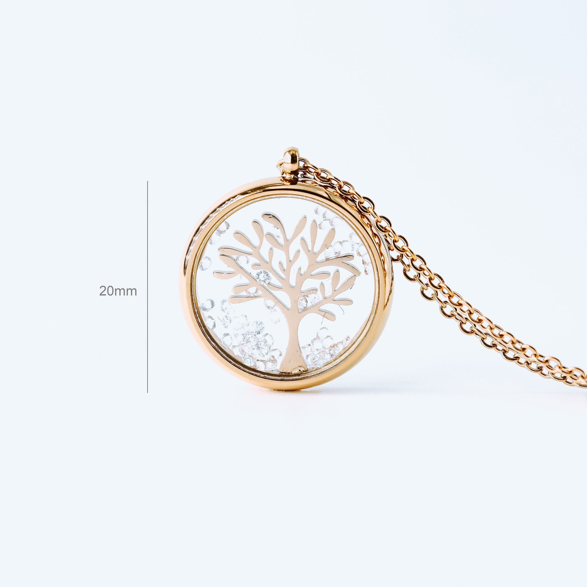 Dainty Tree of Life Necklace • Stainless Steel Family Tree Pendant • Family Tree Jewelry for Her, Arbre de Vie • Gift For Mom and Grandma