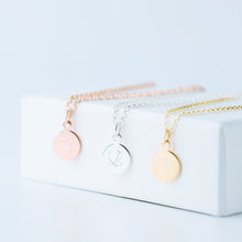 Load image into Gallery viewer, Tiny Tag Name Necklace, Personalised Necklace, Family Charms, Name Necklace Sterling Silver, Custom Name Necklace bySDMjewels
