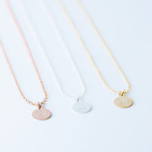 Load image into Gallery viewer, Tiny Tag Name Necklace, Personalised Necklace, Family Charms, Name Necklace Sterling Silver, Custom Name Necklace bySDMjewels
