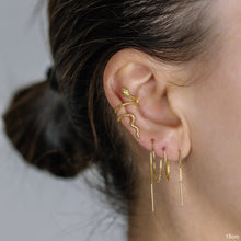 Load image into Gallery viewer, Simple Long Ear Threader, Gold, Silver BYSDMJEWELS
