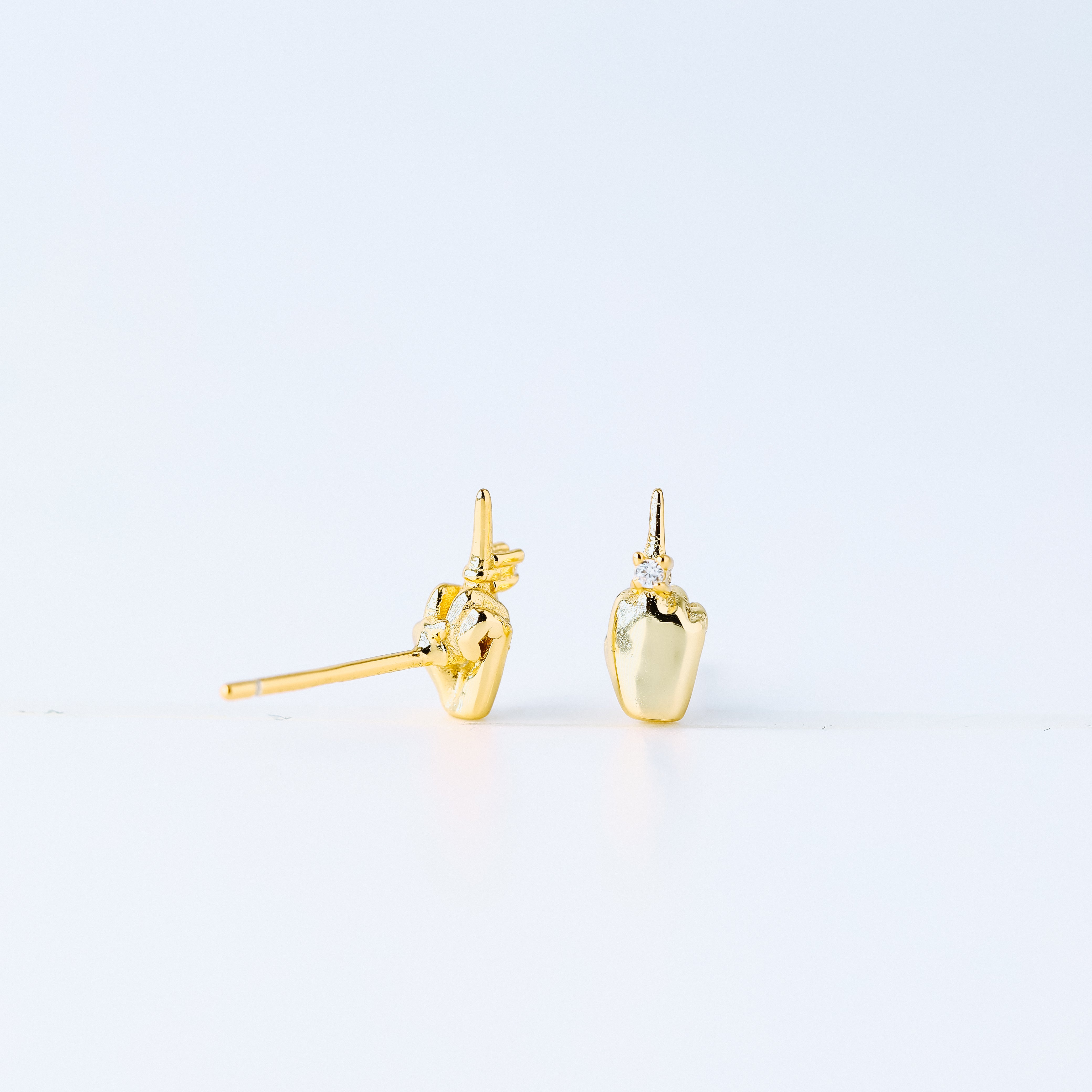 Doris Panos Gold-Plated Sterling Silver Medusa CZ Hoop Earrings - 20821882  | HSN